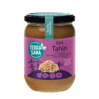 Ekologiškas TAHIN tamsus sezamo sėklų kremas | TerraSana (500 g)