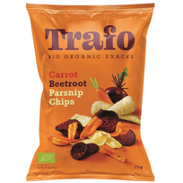Ekologiški daržovių traškučiai | Trafo (75 g)