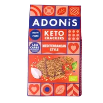 Ekologiški chia sėklų krekeriai su pomidorais | Adonis (60 g)