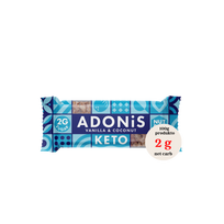 KETO vanilės ir kokoso batonėlis | Adonis (35 g)