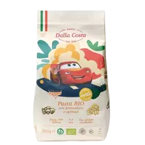 Ekologiški vaikiški 3 spalvų kvietiniai makaronai, Disney Auto | Dalla Costa (300 g)