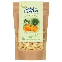 Sūrio ir žalumynų skonio užkandis - 22% BALTYMŲ | Dear baby (25 g)