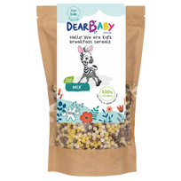 Sausų pusryčių mix rutuliukų mišinys | Dear baby (150 g)