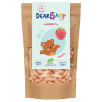 Aviečių skonio užkandis | Dear baby (25 g)