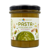 Pistacijos riešutų kremas, be glitimo, be pridėtinio cukraus | PIEC PRZEMIAN (180 g)