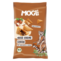 Ekologiški sausainiai su riešutų ir kakavos kremu, be glitimo | Mogli (30 g)