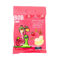 MAXI vaisių užkandis obuolys - braškė, be glitimo | Bob Snail (40g)