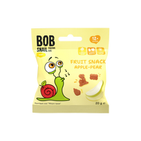 MINI obuolių - kriaušių užkandis, be glitimo | Bob Snail (20g)