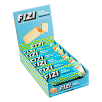 Dėžutė batonėlių su šokolado glazūra "SALTED CARAMEL", be pridėtinio cukraus | Fizi (12 x 40 g)