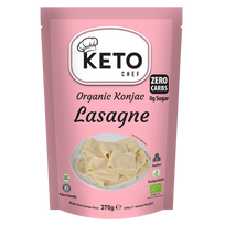 Ekologiški konjac makaronai LASAGNE, be glitimo | Better Than Foods (270 g)