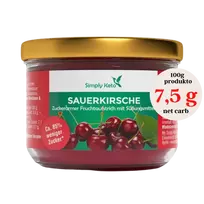 Vyšnių džemas su eritritoliu | Simply keto (230 g)