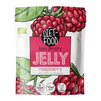 Ekologiškos aviečių skonio juostelės, be dažiklių, be konservantų | DIET-FOOD (50 g)