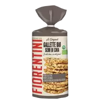 Ekologiški kukurūzų trapučiai su chia sėklomis, be glitimo | Fiorentini (120 g)