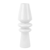 Rankų darbo stiklo vaza, CONE, Ø 9 cm