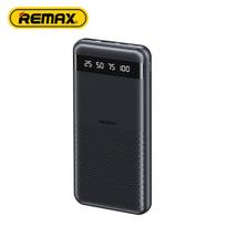 Išorinė baterija (Powerbank) REMAX RPP-10 10000mAh 2.4A su ekranu, juoda