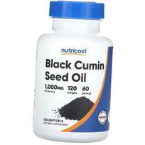 Juodgrūdžių aliejus, Black Cumin Seed Oil 1000, Nutricost  120 minkštųjų kapsulių (71647063) 120softgels