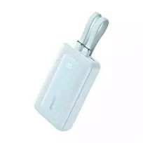 Išorinė baterija Anker Power Bank (10000 mAh, 30W, Built-In USB-C+Lightning Cable) Blue