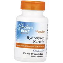 Hydrolyzed Keratin Peptides, Hydrolyzed Keratin 500, Doctor's Best  60 vegcaps (72327030) 60vcaps