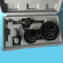 11Pcs Hole Saw Cutting Drill Bit Set Kit 19-64mm Wood Metal Circular Round Case