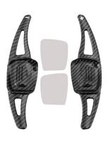 Carbon Look Steering Wheel Paddle Shifter Extension For VW Golf 8 Tiguan