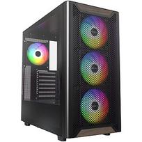 Montech XR Wood ARGB, Tempered Glass, Black XR WOOD (B)