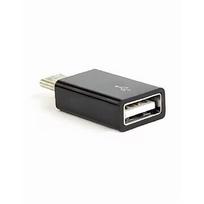 Gembird adapter USB type-C plug (M) to USB type-A (F), black CC-USB2-CMAF-A