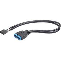 Gembird 9-pin USB 2.0 to 19-pin USB 3.0 internal header cable CC-U3U2-01