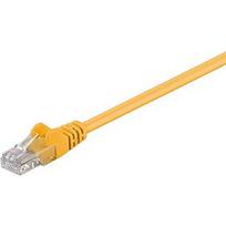 Goobay 95556 CAT 5e patch cable, U/UTP, yellow, 1.5 m 95556