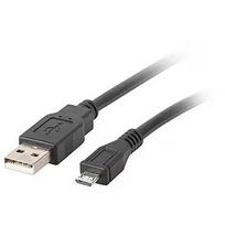 Lanberg USB-A to Micro USB Cable, 1m, Black CA-USBM-10CC-0010-BK