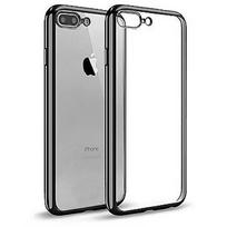 Mocco Electro Jelly Silicone Case for Apple iPhone 11 PRO Transparent - Black MC-ELCTR-APP-11PRO