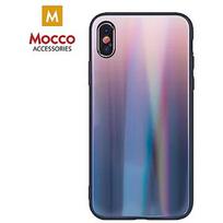 Mocco Aurora Glass Silicone Back Case for Apple iPhone XS Max Brown - Black MC-TR-AUR-IPHXSM-BRBK