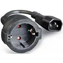 Gembird Power adapter cord C14 male/schuko female PC-SFC14M-01