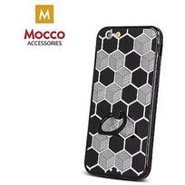 Mocco Ring Silicone Back Case for Samsung G920 Galaxy S6 Black - Silver MC-RING-G920-BKSI