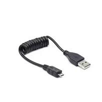 Gembird USB-A to MicroUSB, Coiled, 0.6m CC-MUSB2C-AMBM-0.6M