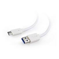 Gembird USB 3.0 to type-C, 1m, White CCP-USB3-AMCM-1M-W