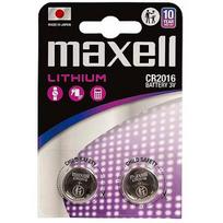 Maxell Bateria litowa LITHIUM CR2016 2 szt. 3V MAXELL CR2016 2PCS BLIST