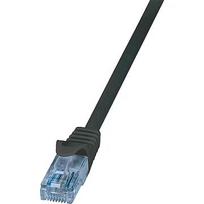 Logilink - Patch Cable Cat.6A 10GE Home U/UTP EconLine black 1,50m CP3043U