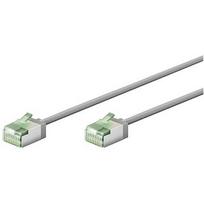 Goobay 74343 Ultra-Flexible CAT 8.1 Patch Cable, Slim, U/FTP, 0.15 m, Grey 74343