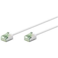 Goobay 74357 Ultra-Flexible CAT 8.1 Patch Cable, Slim, U/FTP, 0.15 m, White 74357