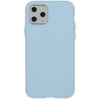 Mocco Soft Cream Silicone Back Case for Apple iPhone 12 Mini Blue MO-SC-AP-IPH12M-BE