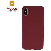 Mocco Ultra Slim Soft Matte 0.3 mm Silicone Case for Apple iPhone 11 Pro Max Dark Red MO-USM-IPH-11PM-DR