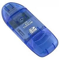Titanum TA101B card reader Blue USB 2.0 TA101B