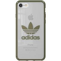 Adidas Clear Case Silicone Case for Apple iPhone 7 / 8 Transparent - Green (EU Blister) AD-OCC-IPH78-TRGR
