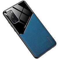 Mocco Lens Leather Back Case for Apple Iphone 12 / 12 Pro Blue MC-LC-APP-IP12-BL