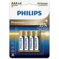 Philips Premium Alkaline, AAA, 4 pcs - Battery LR03M4B/10