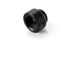 Bitspower G1/4" IG1/4" Extender Fitting 10mm, Glorious Black, 2pcs BPTA-F95-GB