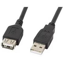 Lanberg USB-A Extension Cable, 5m, Black CA-USBE-10CC-0050-BK