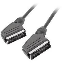 Lanberg SCART Cable, 1.8m, Black CA-EUEU-10CC-0018-BK