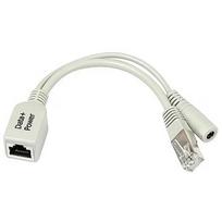 MikroTik RBPOE FastEth PoE adapter with shielded connectors, supports 9-48V PoE RBPOE
