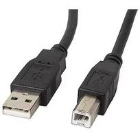 Lanberg USB-A to USB-B Cable, 5m, Black CA-USBA-11CC-0050-BK